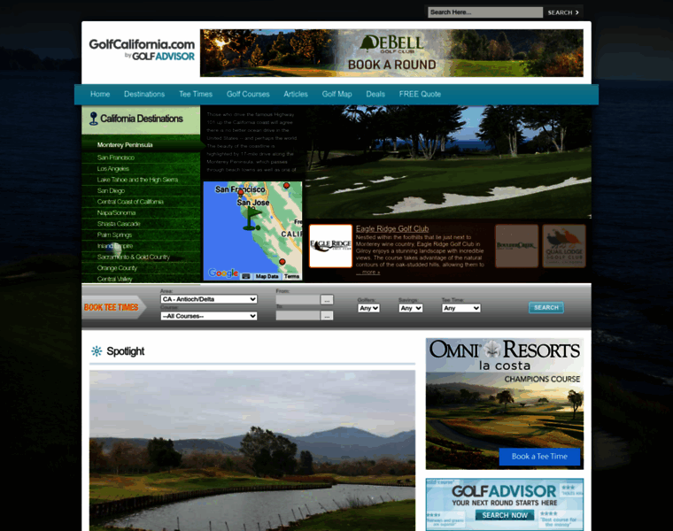 Golfcalifornia.com thumbnail