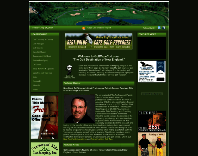 Golfcapecod.com thumbnail