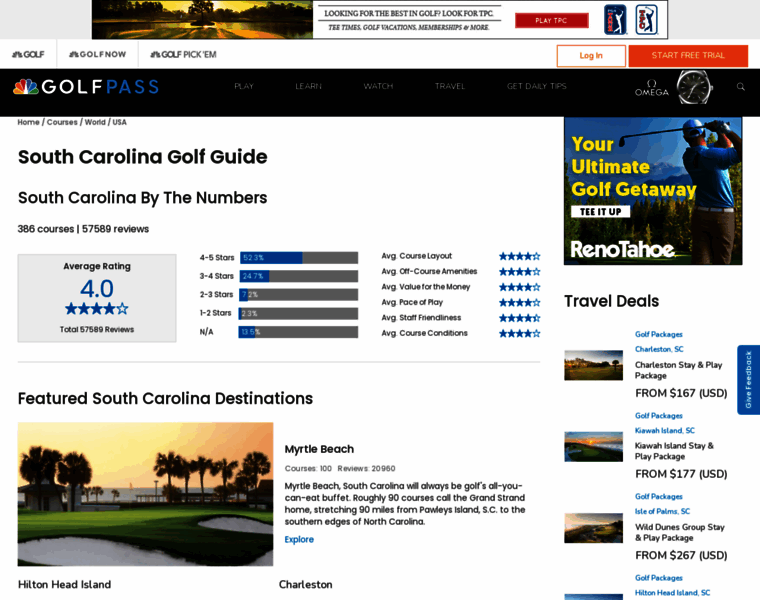 Golfcarolina.com thumbnail