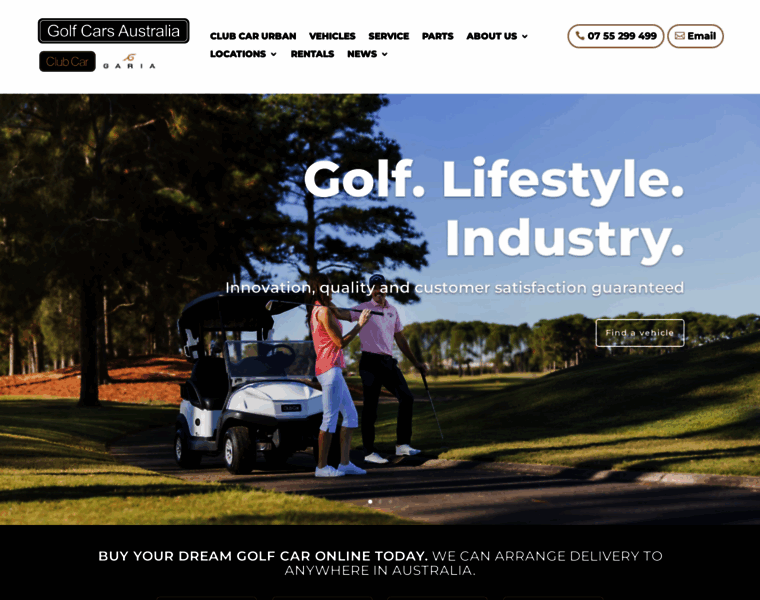 Golfcarsaustralia.com.au thumbnail