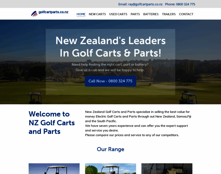 Golfcartparts.co.nz thumbnail