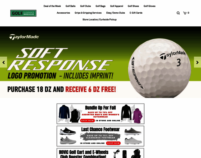 Golfclearancewarehouse.com thumbnail