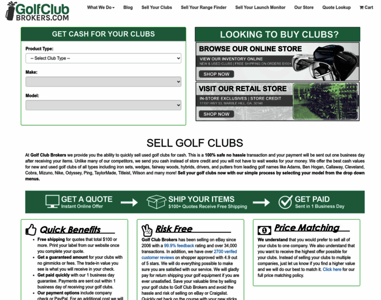 Golfclubbrokers.com thumbnail