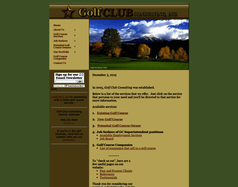 Golfclubconsulting.com thumbnail