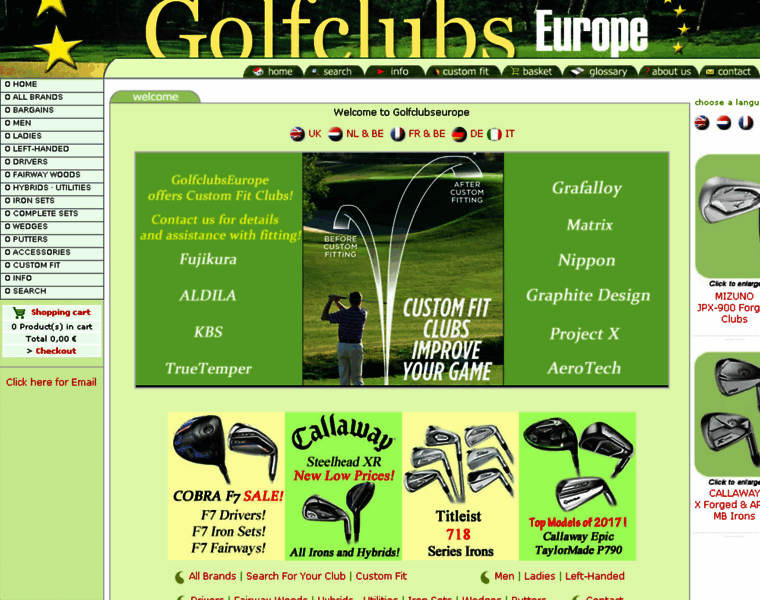 Golfclubseurope.com thumbnail
