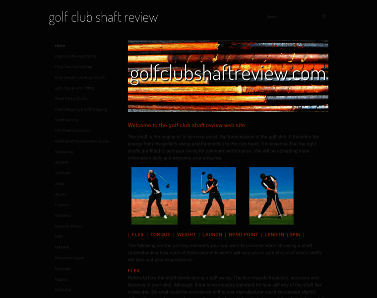 Golfclubshaftreview.com thumbnail