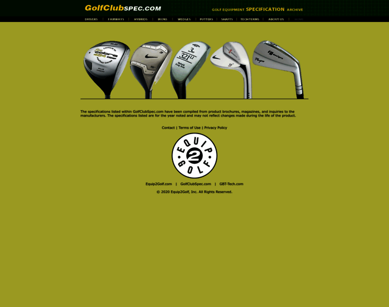 Golfclubspec.com thumbnail