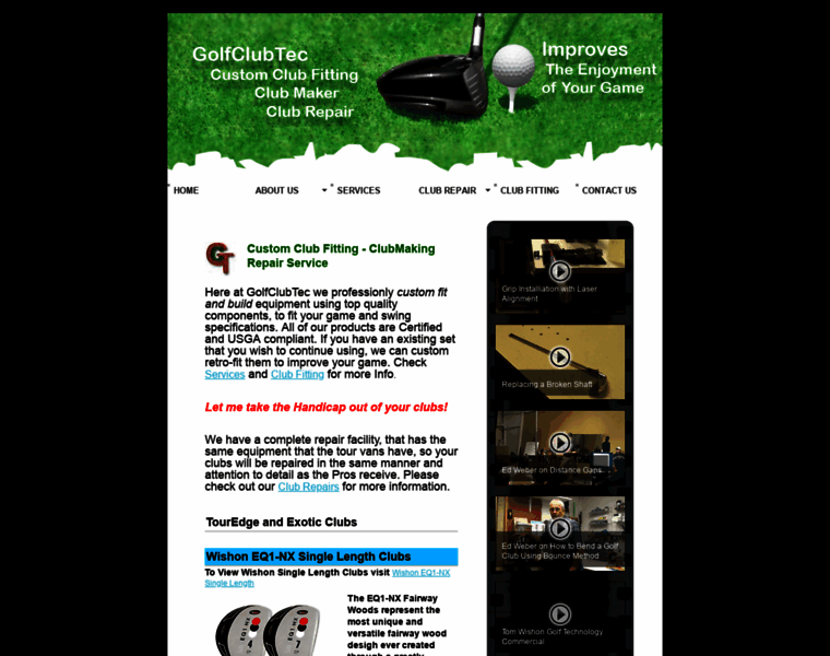 Golfclubtec.com thumbnail