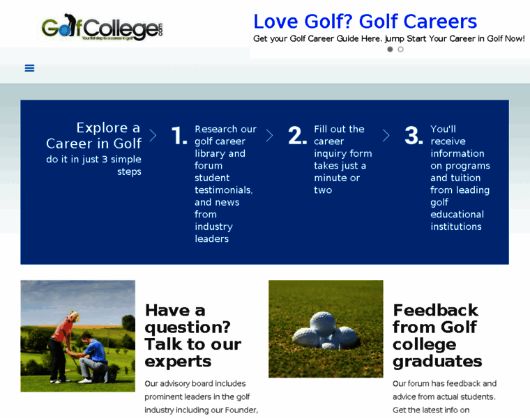 Golfcollege.com thumbnail