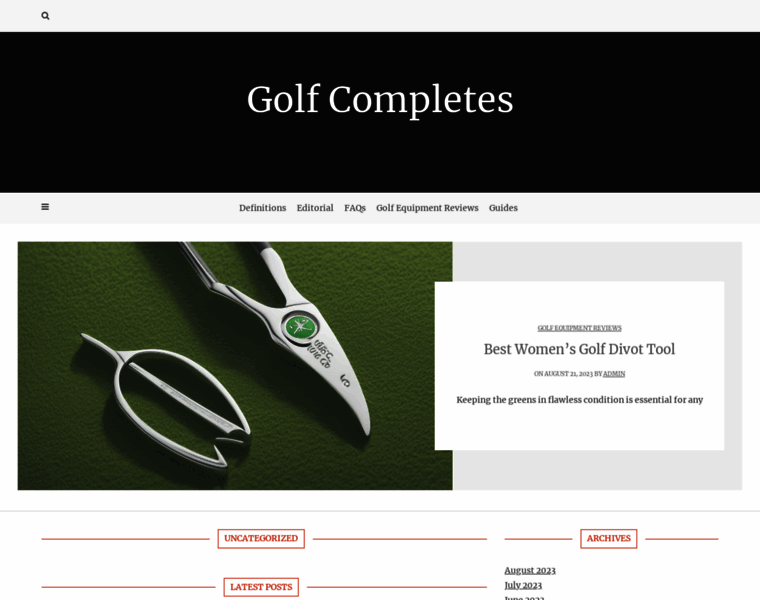 Golfcompletes.com thumbnail