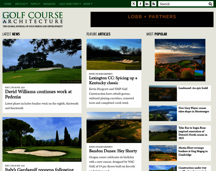 Golfcoursearchitecture.net thumbnail