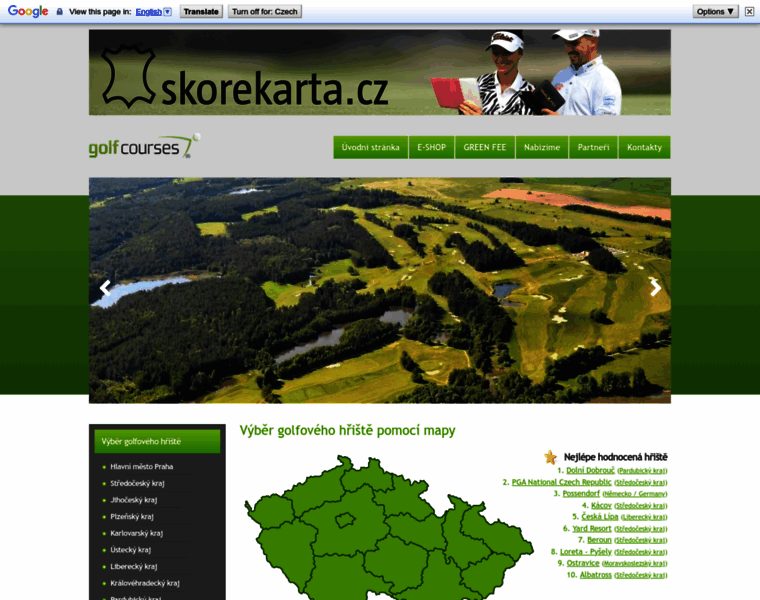 Golfcourses.cz thumbnail