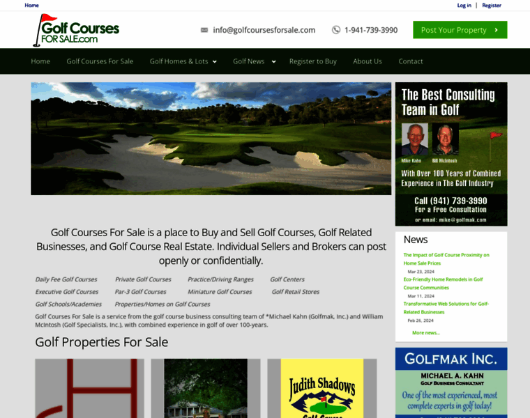 Golfcoursesforsale.com thumbnail