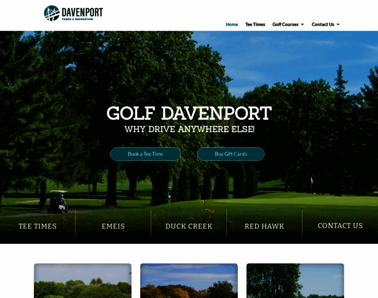 Golfdavenport.com thumbnail