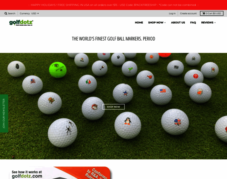 Golfdotz.com thumbnail