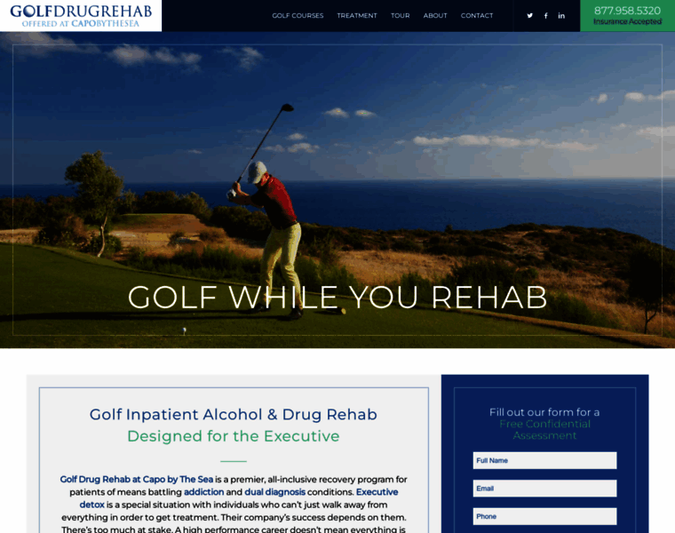 Golfdrugrehab.com thumbnail