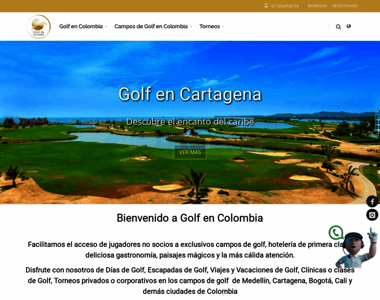 Golfencolombia.com thumbnail