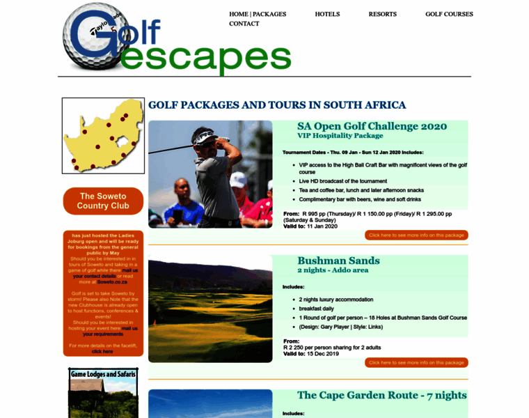 Golfescapes.co.za thumbnail
