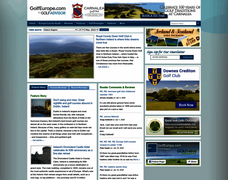 Golfeurope.com thumbnail