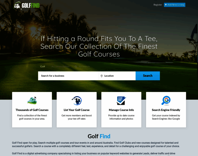 Golffind.com.au thumbnail
