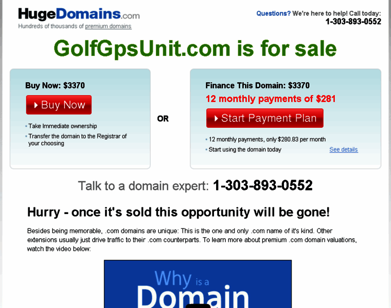 Golfgpsunit.com thumbnail