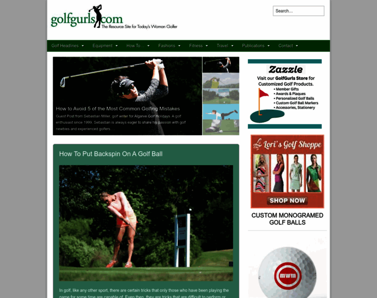 Golfgurls.com thumbnail