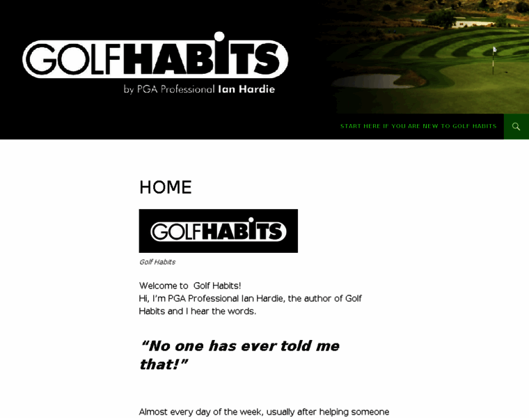Golfhabits.com thumbnail