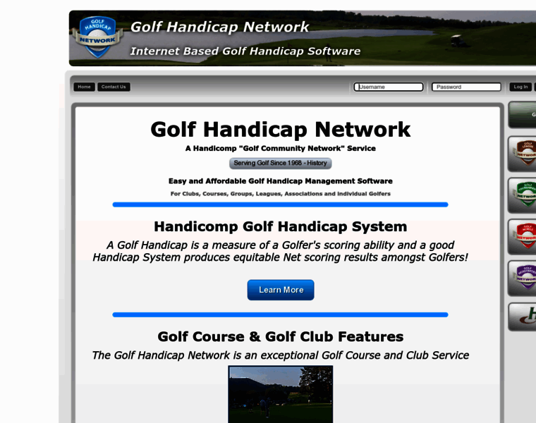 Golfhandicapnetwork.com thumbnail
