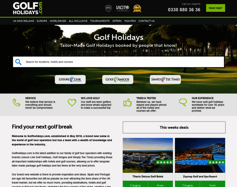 Golfholidays.co.uk thumbnail