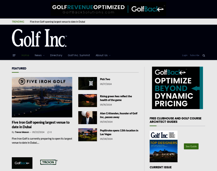 Golfincmagazine.com thumbnail