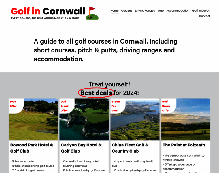 Golfincornwall.co.uk thumbnail