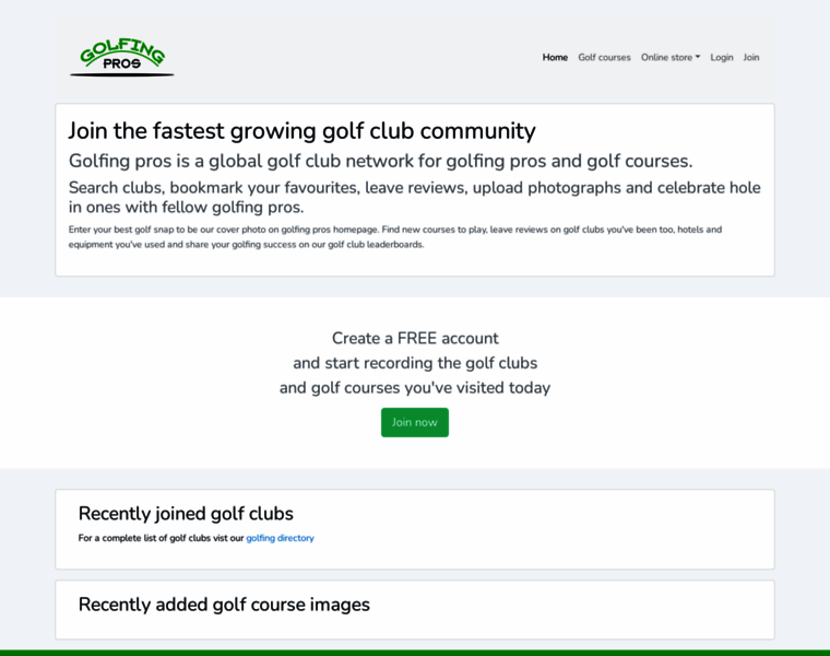 Golfing-pros.com thumbnail