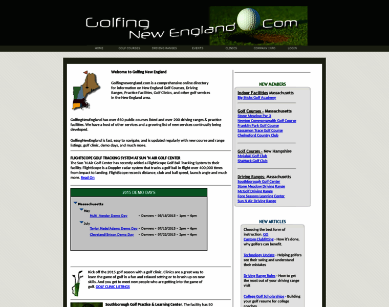 Golfingnewengland.com thumbnail