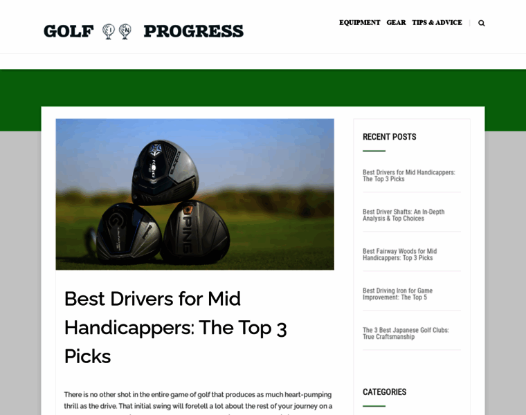 Golfinprogress.com thumbnail