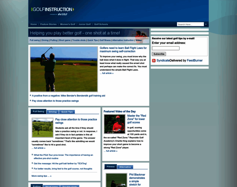 Golfinstruction.com thumbnail