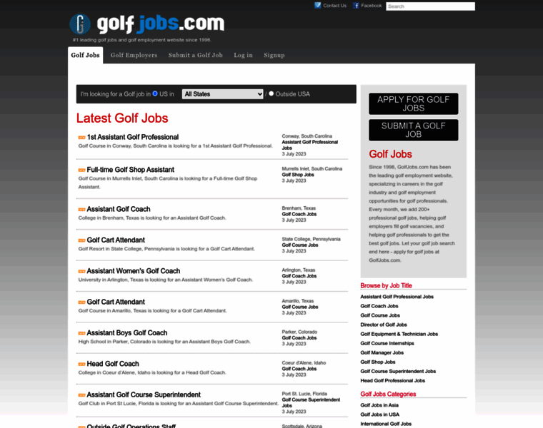 Golfjobs.com thumbnail