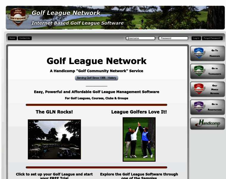 Golfleaguenetwork.com thumbnail