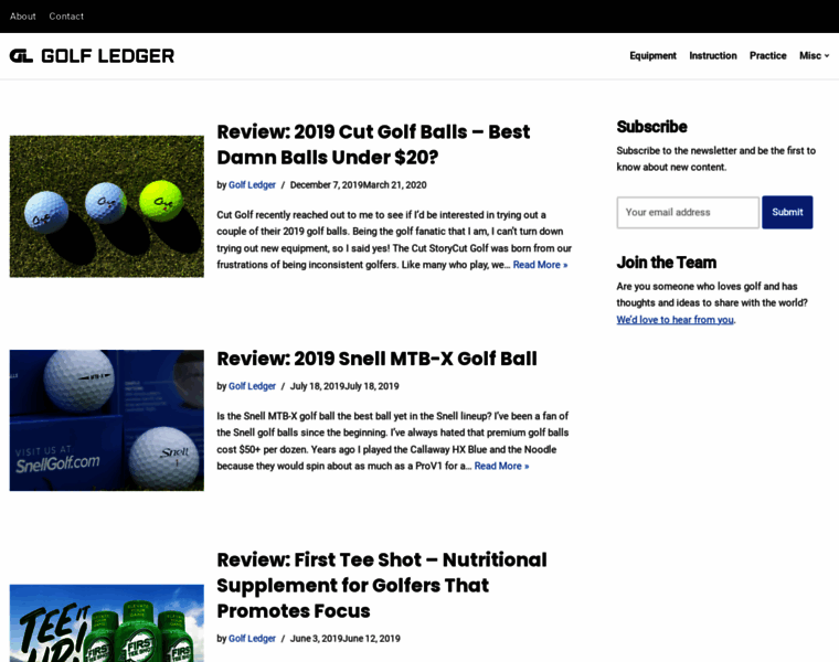 Golfledger.com thumbnail