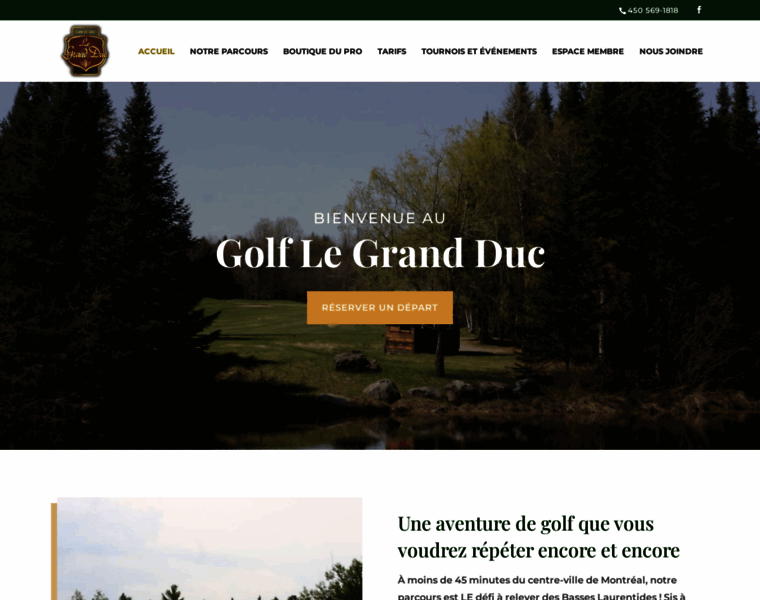 Golflegrandduc.com thumbnail