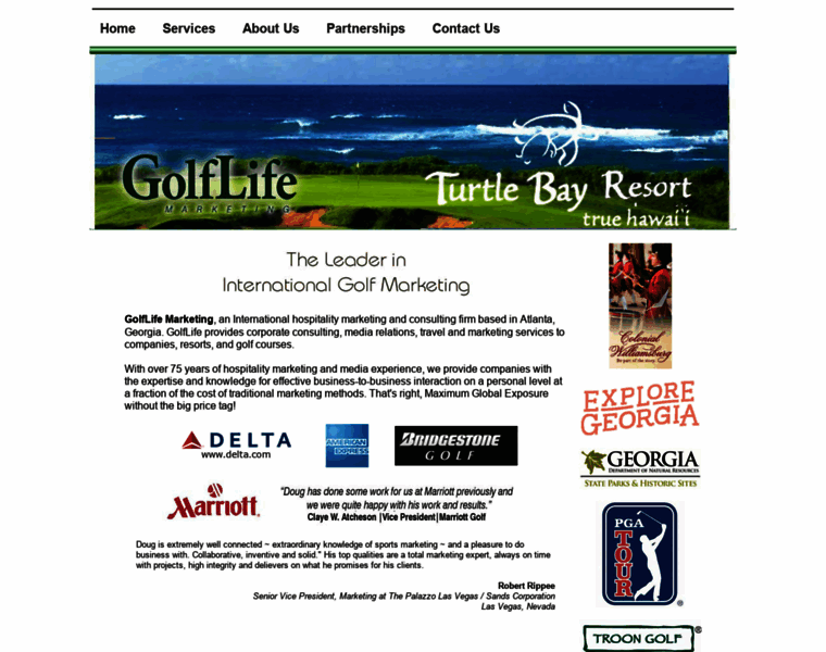 Golflifemarketing.com thumbnail