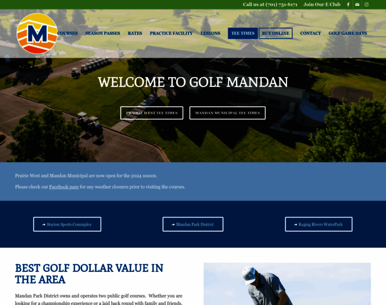 Golfmandan.com thumbnail