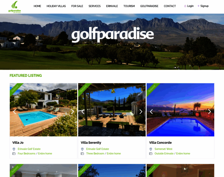 Golfparadise.co.za thumbnail