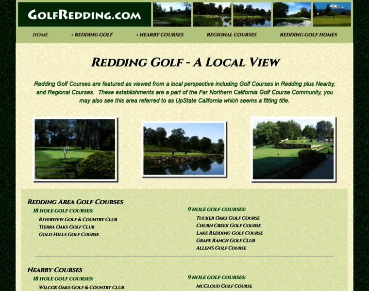Golfredding.com thumbnail