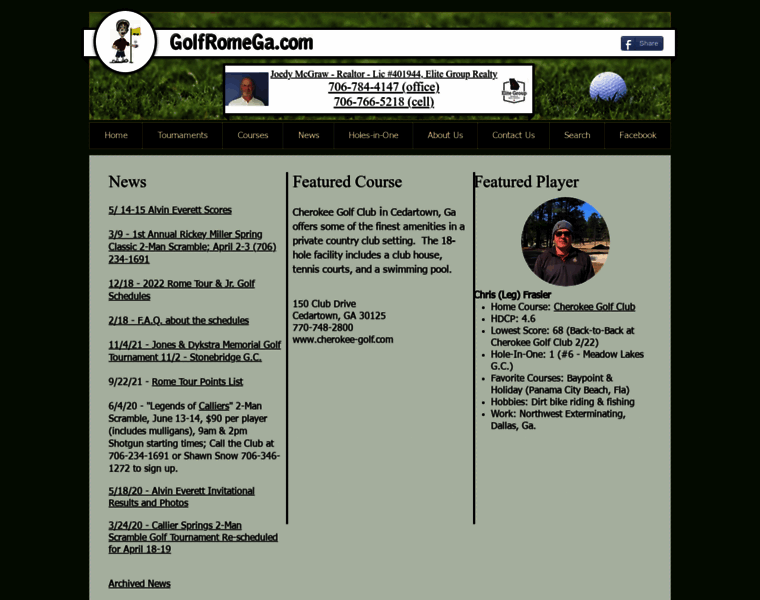 Golfromega.com thumbnail
