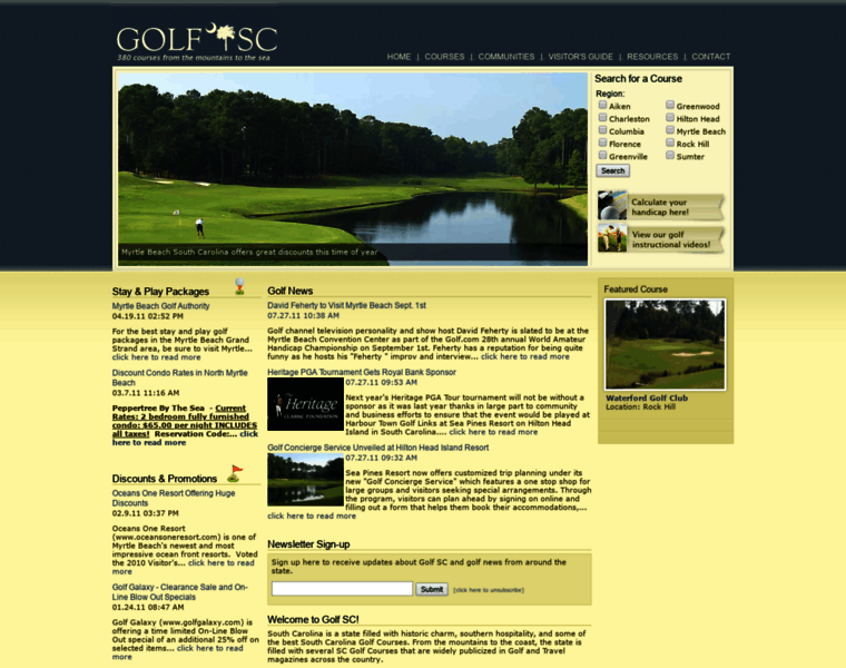 Golfsc.com thumbnail
