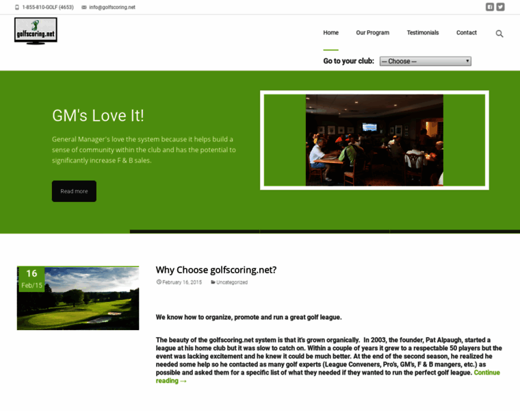 Golfscoring.net thumbnail