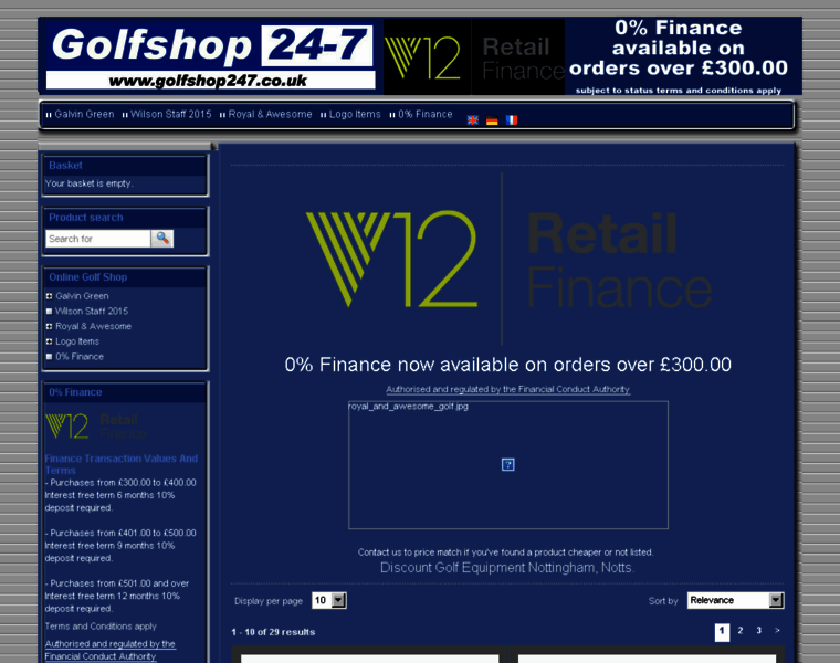 Golfshop247.co.uk thumbnail