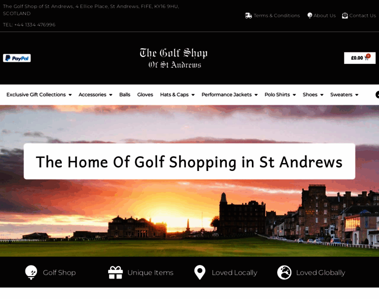 Golfshopofstandrews.co.uk thumbnail