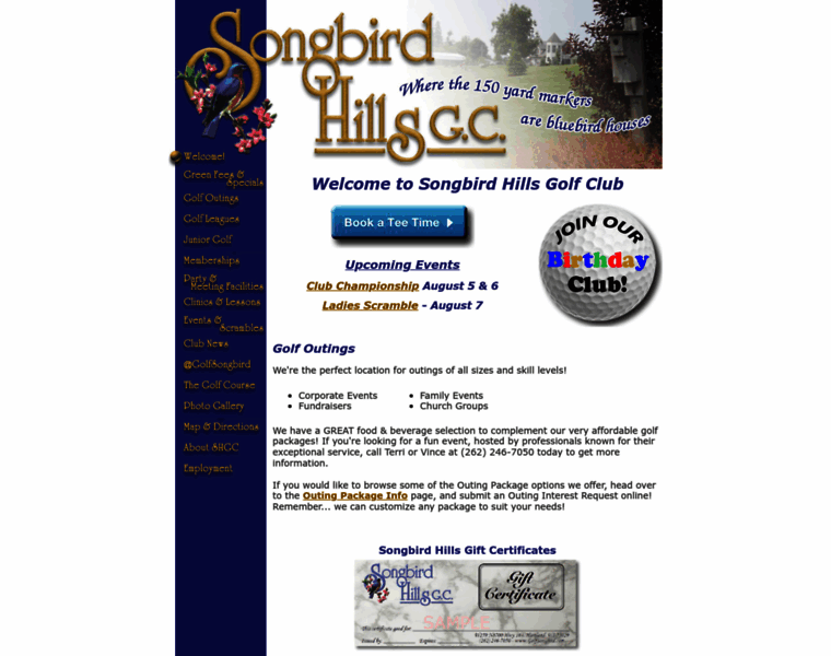 Golfsongbird.com thumbnail