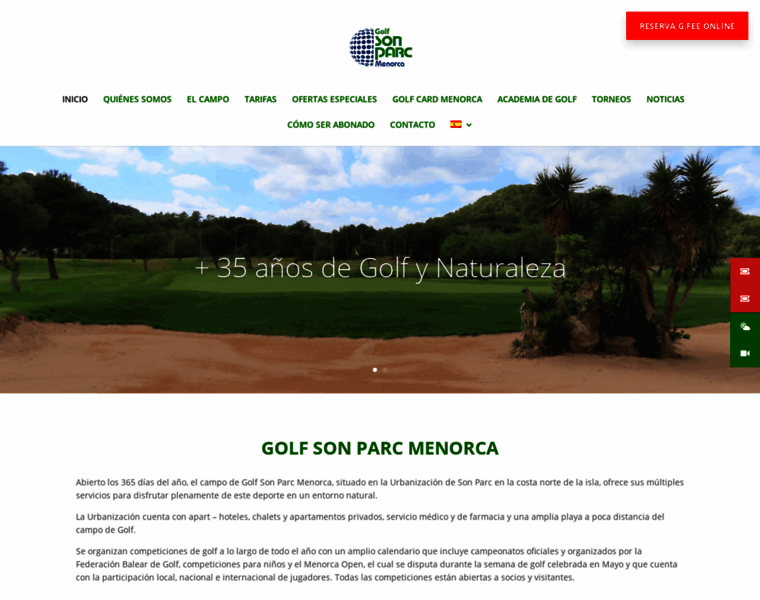 Golfsonparc.com thumbnail